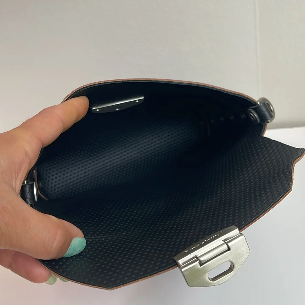 Jon Wye Leather Clutch Crossbody - Picture 10 of 17